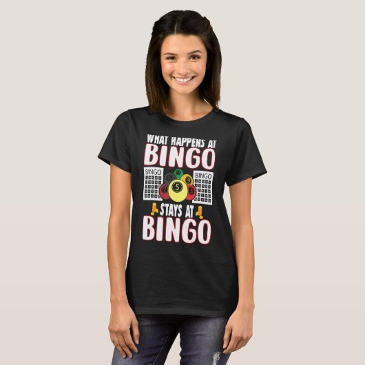 Lucky Charms Women Mannen Lucky Bingo Gambler 4 T-shirt (Voorkant volledig)