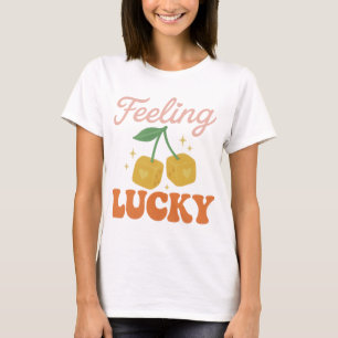Lucky Cherries Retro St. Patrick's Day T-shirt