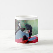 Lucky Chicken Goes voor een Ride Koffiemok (Center)