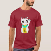 Lucky Chinese Cat T-shirt (Voorkant)