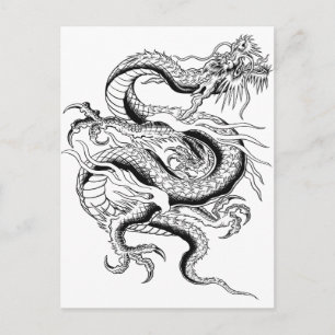 Lucky Chinese Dragon Briefkaart