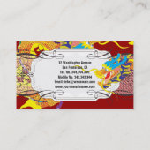 Lucky Chinese Dragon Visitekaartje (Achterkant)