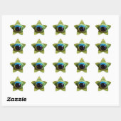 Lucky Chinese Dragon's Eye - WILL KILL EVIL Ster Sticker (Vel)