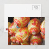 Lucky Chinese papierlantaarns Briefkaart (Voorkant / Achterkant)
