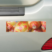 Lucky Chinese papierlantaarns Bumpersticker (Op auto)