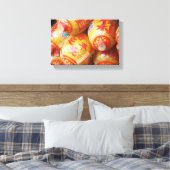 Lucky Chinese papierlantaarns Canvas Afdruk (Insitu (Slaapkamer))