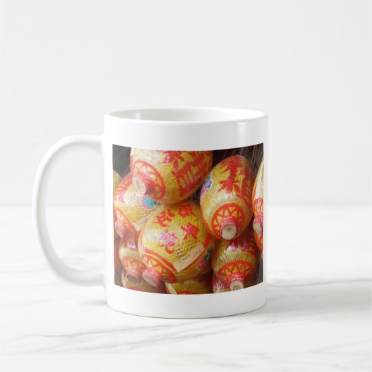 Lucky Chinese papierlantaarns Koffiemok (Links)