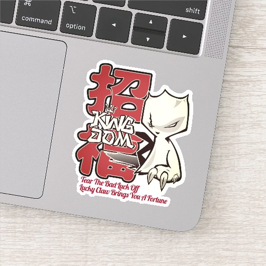 Lucky Claw Sticker (Detail)