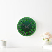 Lucky Clock St. Patrick's Lucky Charm Wall Clock Ronde Klok (Huis)