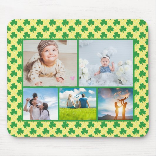 Lucky Clover:  5Foto's Muismat (Voorkant)