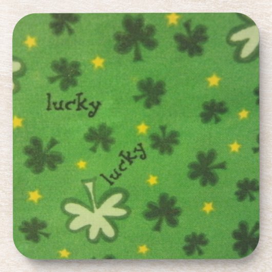 Lucky Clover Bier Onderzetter (Voorkant)