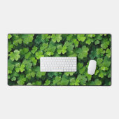 Lucky Clover bladeren achtergrond Bureaumat (Keyboard & Muis)