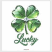 Lucky Clover bladeren Sticker (Vel)