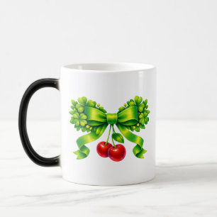 Lucky Clover Boog met Kersen Groen Design Magische Mok