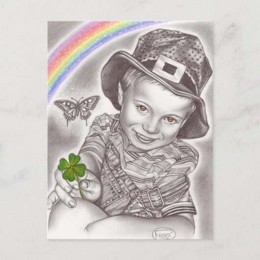 Lucky Clover Briefkaart (Voorkant)