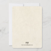 Lucky Clover bruiloft uitnodiging (Achterkant)