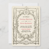 Lucky Clover bruiloft uitnodiging (Voorkant)