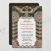 Lucky Clover bruiloft uitnodiging (Voorkant / Achterkant)