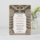 Lucky Clover bruiloft uitnodiging (Staand voorkant)