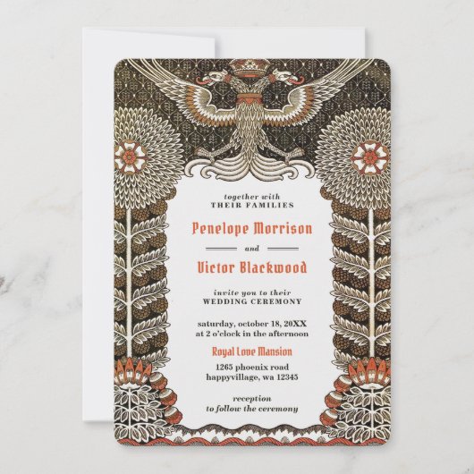 Lucky Clover bruiloft uitnodiging (Voorkant)