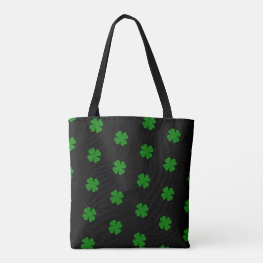 Lucky Clover Canvas tas (Achterkant)