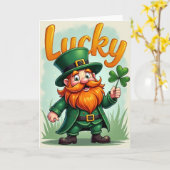 Lucky Clover Card Kaart (Gele Bloem)