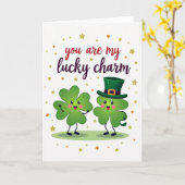 Lucky Clover Charm Kaart (Gele Bloem)