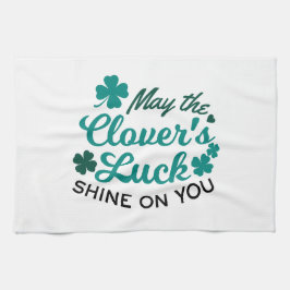 Lucky Clover Charm - May the Clover's Luck Shine Theedoek