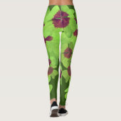Lucky clover—compressie leggings (Achterkant)