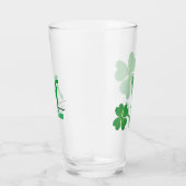Lucky Clover Custom Monogram & Foto Glas (Rechts)