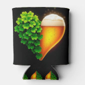 Lucky Clover Design voor St. Patrick's Day Blikjeskoeler (Achterkant)