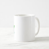 Lucky Clover Design voor St. Patrick's Day Koffiemok (Voorkant rechts)