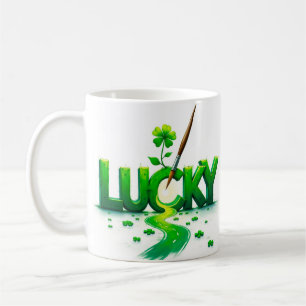 Lucky Clover Design voor St. Patrick's Day Koffiemok