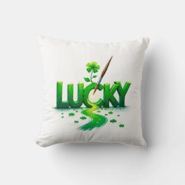 Lucky Clover Design voor St. Patrick's Day Kussen