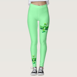 Lucky Clover Design voor St. Patrick's Day Leggings