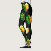 Lucky Clover Design voor St. Patrick's Day Leggings (Links)