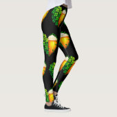 Lucky Clover Design voor St. Patrick's Day Leggings (Rechts)
