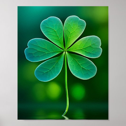 Lucky Clover Design voor St. Patrick's Day Poster (Voorkant)