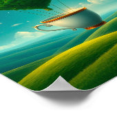 Lucky Clover Design voor St. Patrick's Day Poster (Hoek)