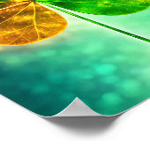 Lucky Clover Design voor St. Patrick's Day Poster (Hoek)