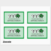 Lucky clover Dit boek behoort tot de sticker (Vel)