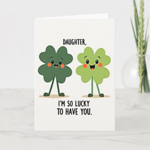 Lucky Clover Dochterkaart Kaart