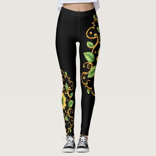 Lucky Clover 🍀 Een tijdloos symbool van geluk Leggings (Voorkant)