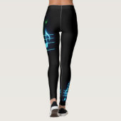 Lucky Clover en Muzieknoten Leggings (Achterkant)
