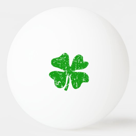 Lucky clover flag pingpongballen voor tafeltennis (Voorkant)