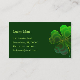 Lucky Clover | Floral Visitekaartje