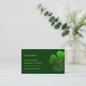 Lucky Clover | Floral Visitekaartje (Staand voorkant)
