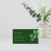 Lucky Clover | Floral Visitekaartje (Staand voorkant)