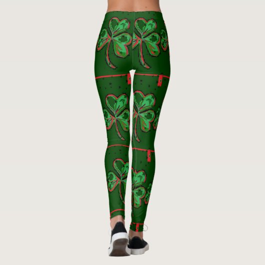 Lucky Clover Fun Leggings (Achterkant)