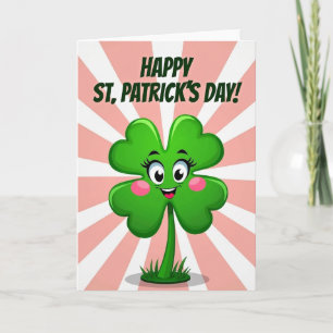 Lucky Clover Geluksdag Kaart